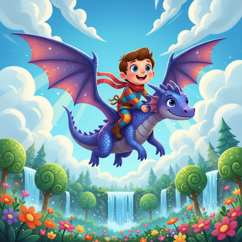 Personalised children's storybook featuring a child hero