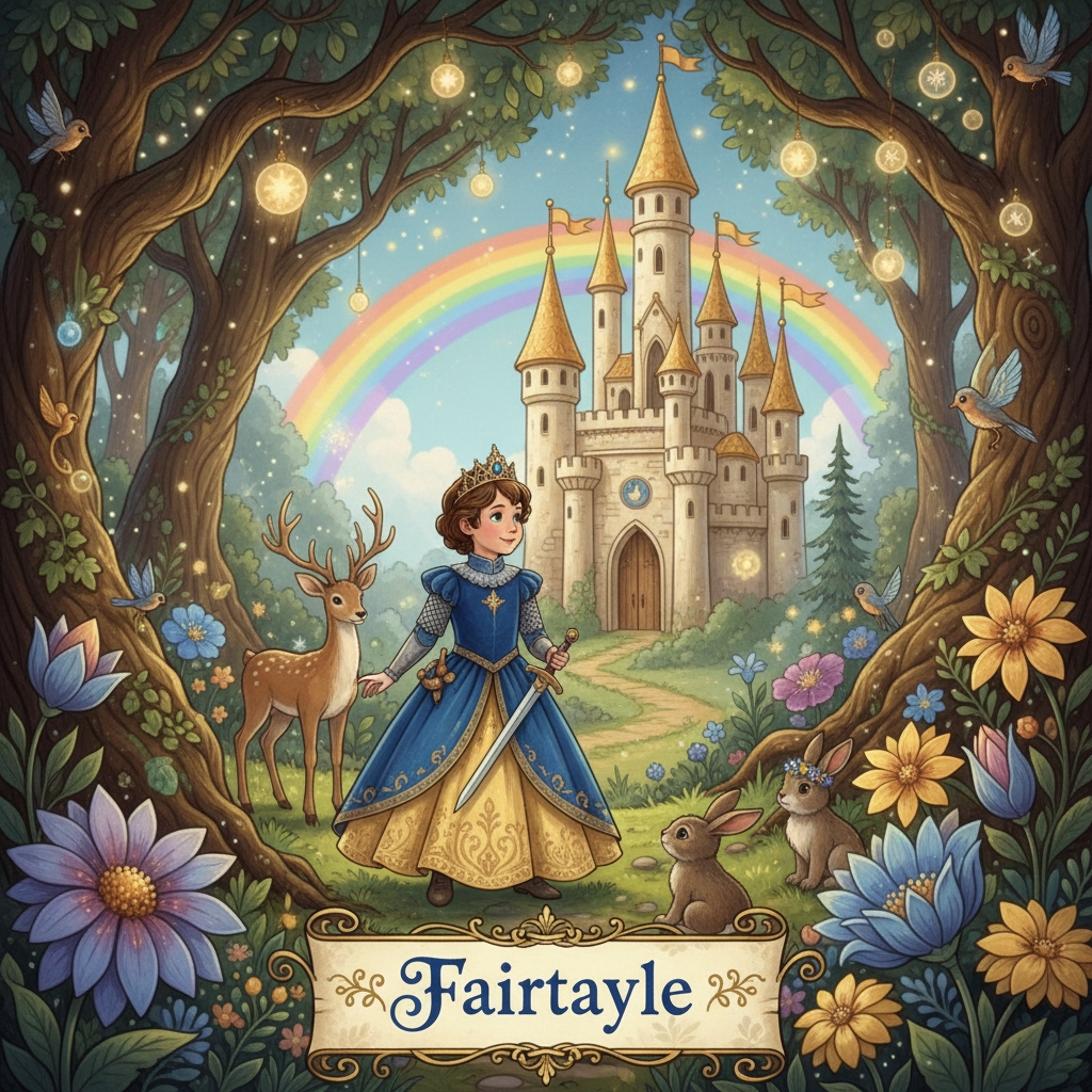 Fairytale theme storybook